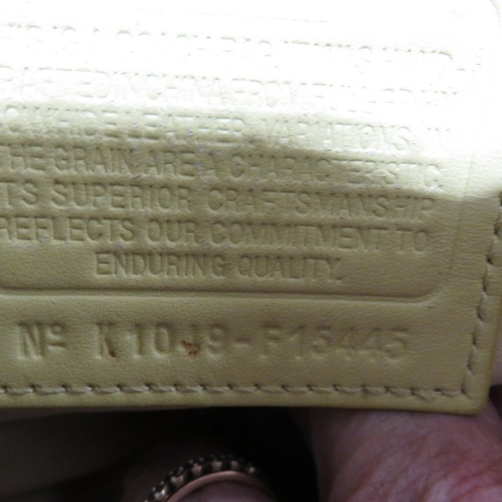 Coach Soho East West Satchel Mustard Yellow Gold Handbag Purse Tote - Picture 4 of 16
